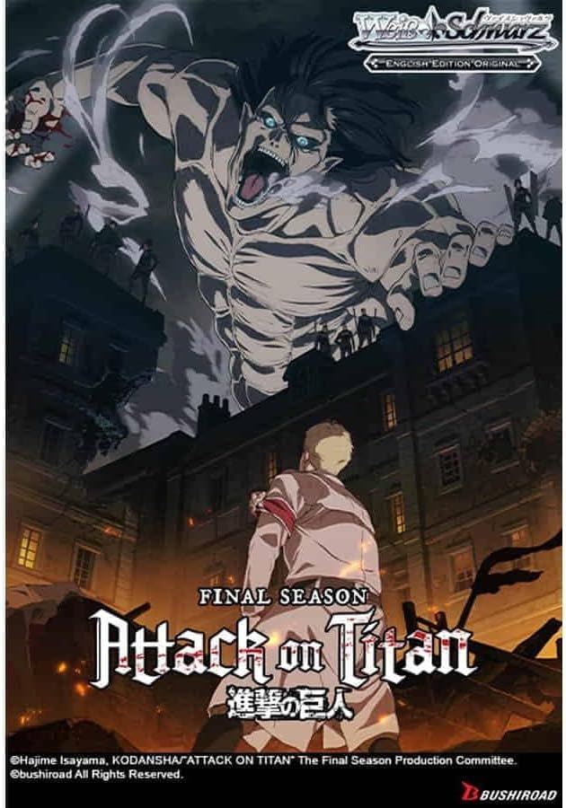 Weiss Schwarz: Attack On Titan: Final Season - ENG Booster Box