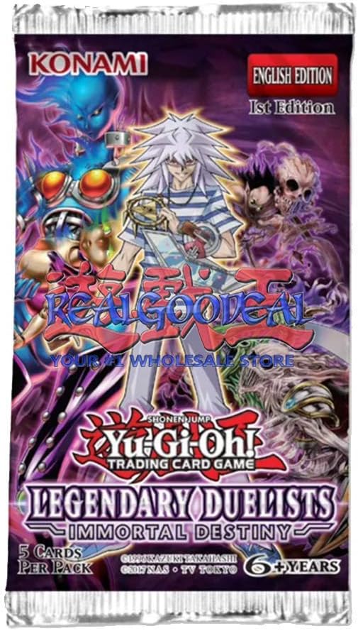 Mint YuGiOh Legendary Duelist Immortal Destiny Booster Pack