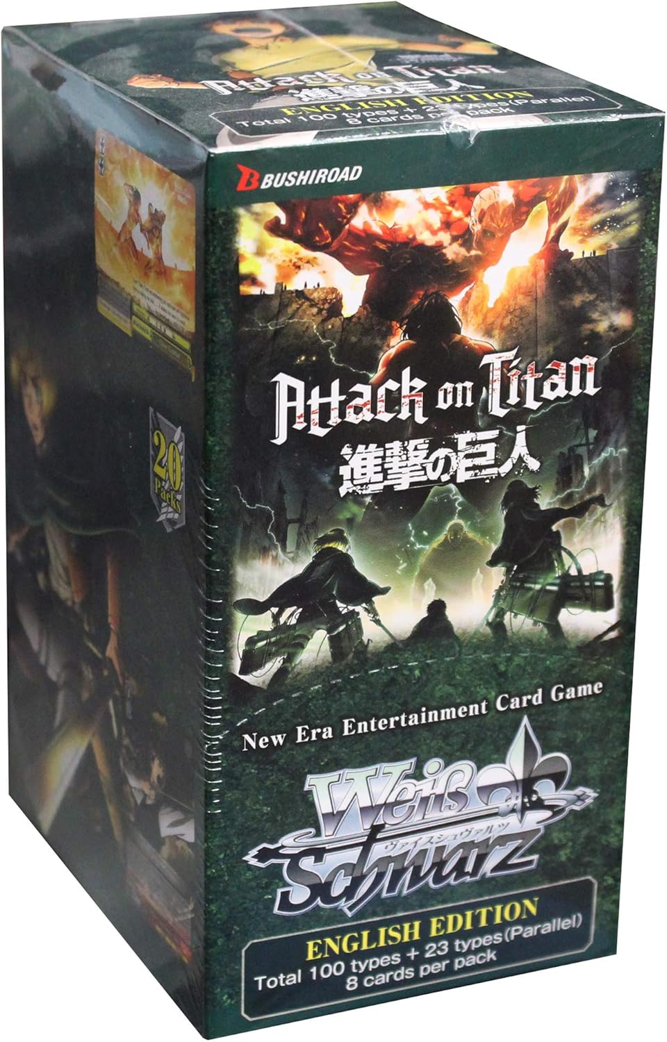 Weiss Schwarz Attack on Titan CCG Volume 2 Booster Box (English Edition)